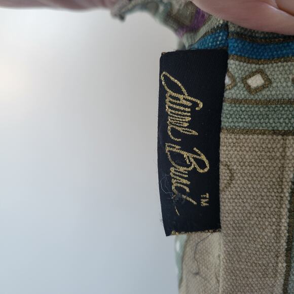 Laurel Burch 3 cat Canvas Tote shoulder Bag tan black white vintage 1990's Women - Picture 7 of 10